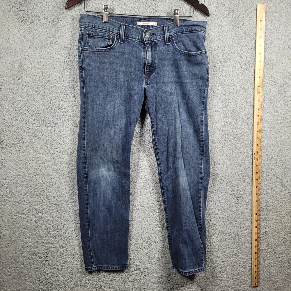 Levis Boyfriend Jeans Womens Size 28 Blue‎ Denim Comfort Casual